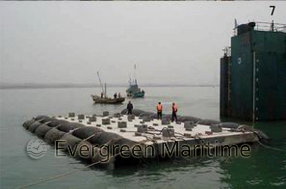 D2.0m * L18m Heavy Duty CCS Approved Rubber Ship Launching Airbag From Manufacturer Sale