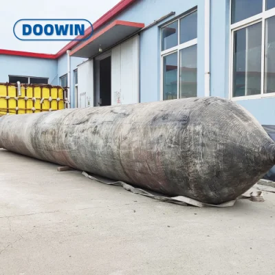 Lanzamiento de globos de caucho marino para lanzamiento de bolsas de aire para embarcaciones, aterrizaje y lanzamiento de barcazas, salvamento marítimo y levantamiento de objetos pesados