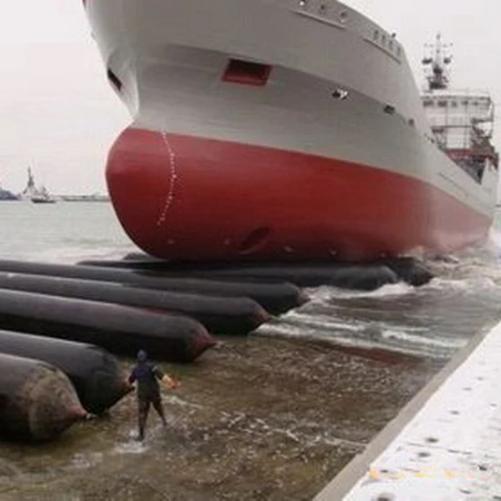 Airbag de salvamento de lanzamiento y acoplamiento de goma para barco con airbag de 1,5 m de diámetro