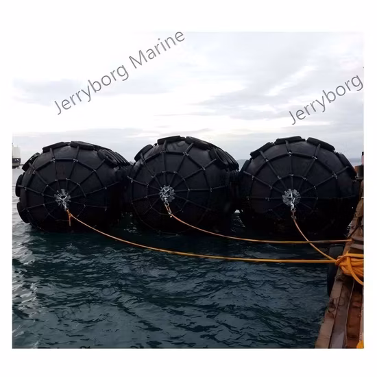 Tipo neto defensa de goma neumática de la defensa de ISO17357 de Yokohama inflable de goma